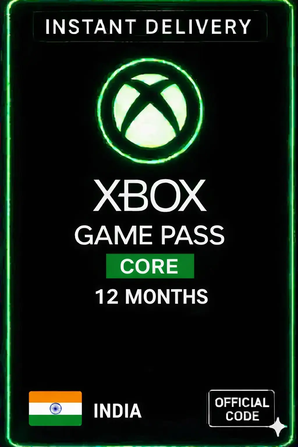 Xbox Game Pass Core - 12 Month (India)