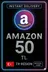 Amazon Hediye Kartı 50 TL