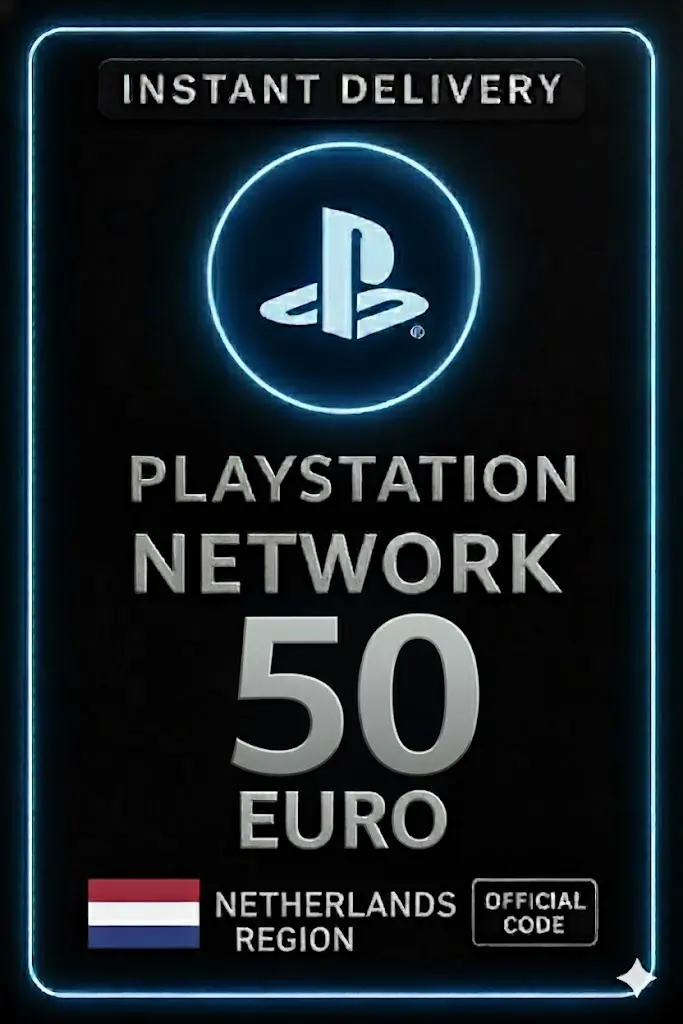 Playstation dárková karta Nizozemsko - 50€ NL Playstation dárková karta Nizozemsko - 50€ NL