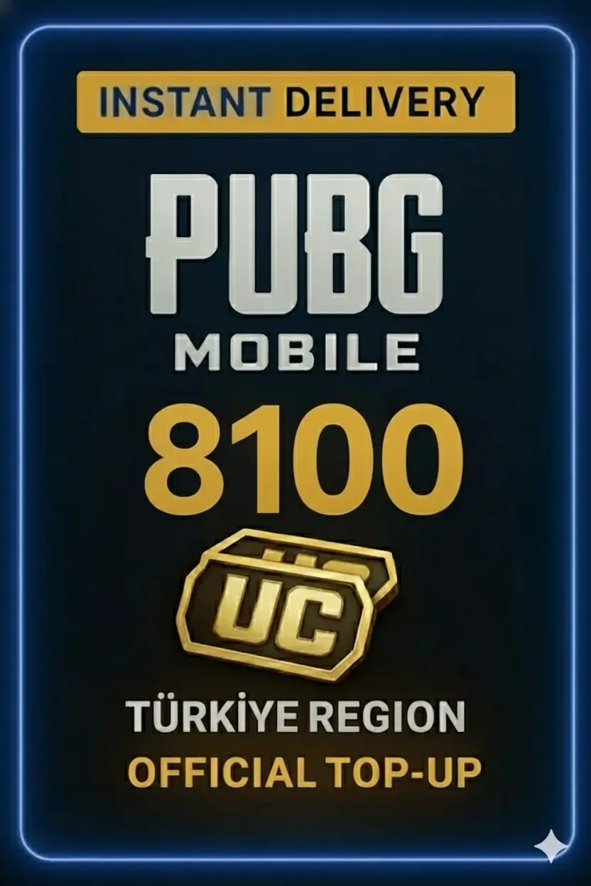 PUBG Mobile - 8100 UC papildināšana (Turcija) PUBG Mobile - 8100 UC papildināšana (Turcija)