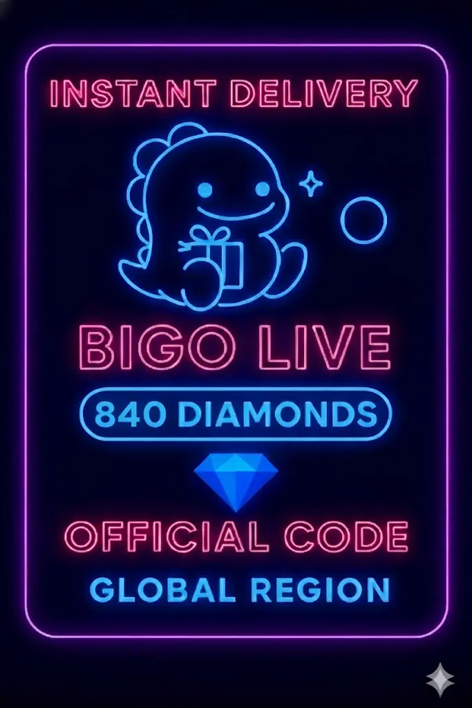 Bigo Live - 840 Diamonds (Global) Bigo Live - 840 Diamonds (Global)