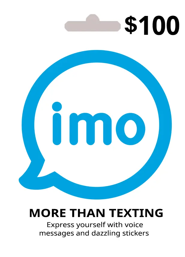 بطاقة هدية IMO (imo) - 100$ بطاقة هدية IMO (imo) - 100$