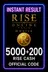 Rise Online World Mobile 5000 + 200 Rise Cash