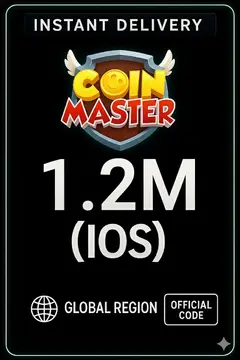 Coin Master 1,2 M mincí (iOS Turecko)