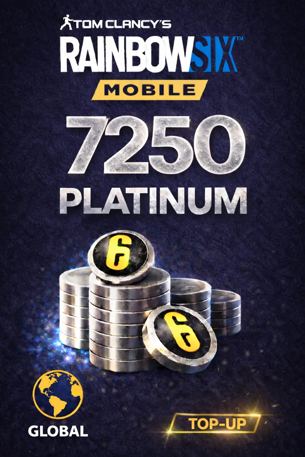 Rainbow Six Mobile - 7250 Platinum Top-Up (Global)