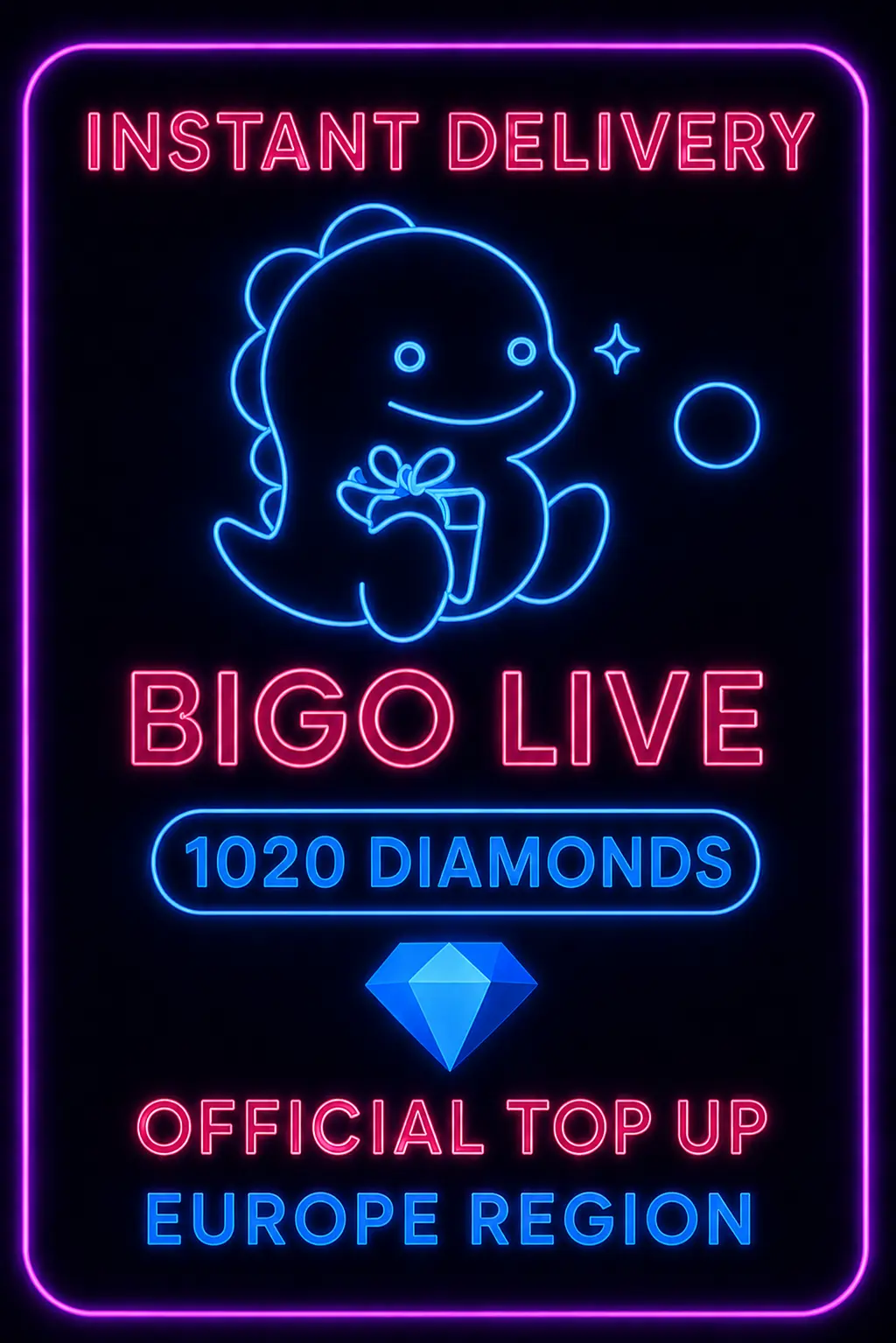 Bigo Live - 1020 Diamonds (Top-Up) (EU)
