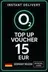 O2 টপ-আপ ভাউচার - ১৫ ইউরো (ডিই)