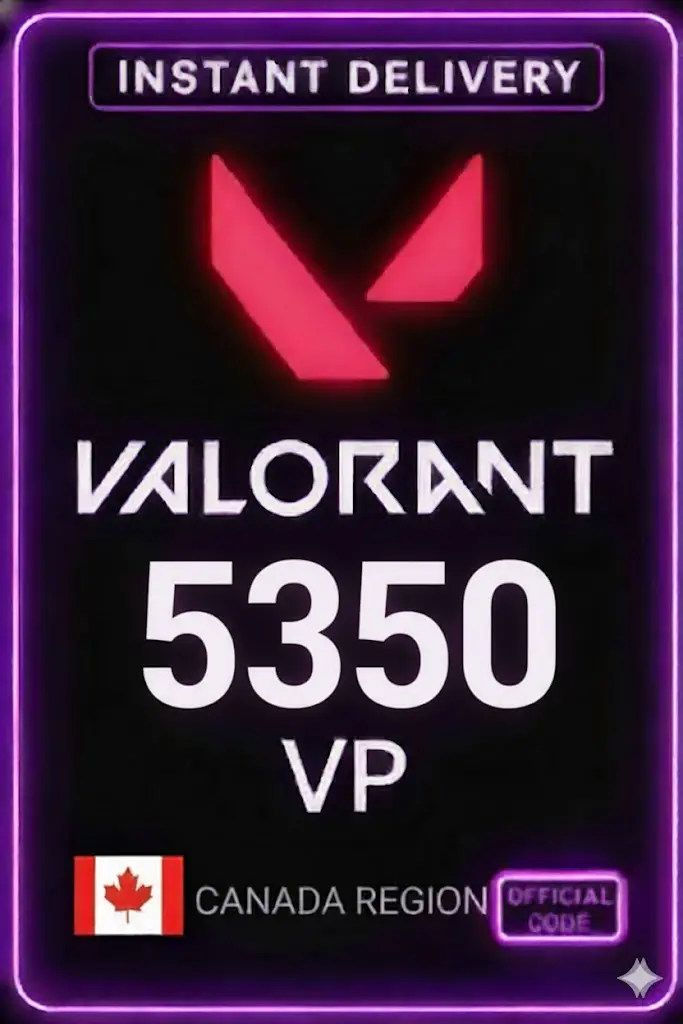 Valorant Puanları - 5350 VP (Kanada) Valorant Puanları - 5350 VP (Kanada)