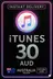 iTunes Gift Card AUD30