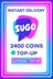 Sugo 2400 Coins Top-Up (Global)