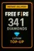 Free Fire 341 Diamonds Top-Up (LATAM)