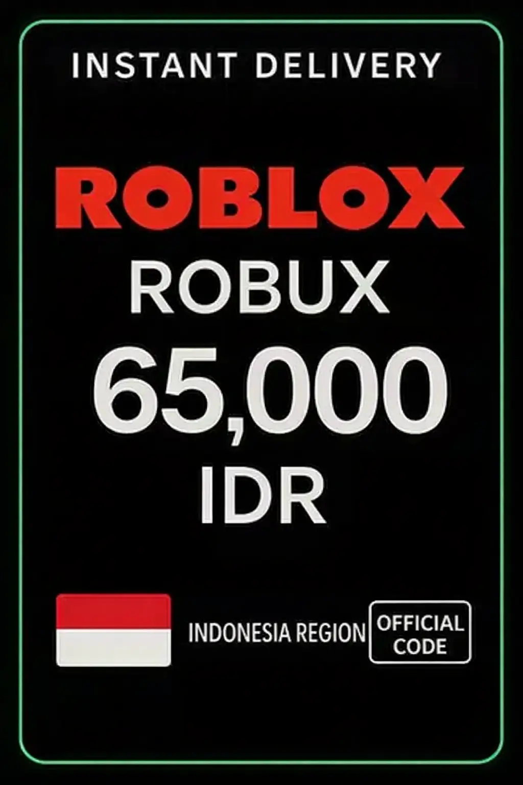 Roblox 65.000 IDR Game Card (ID)