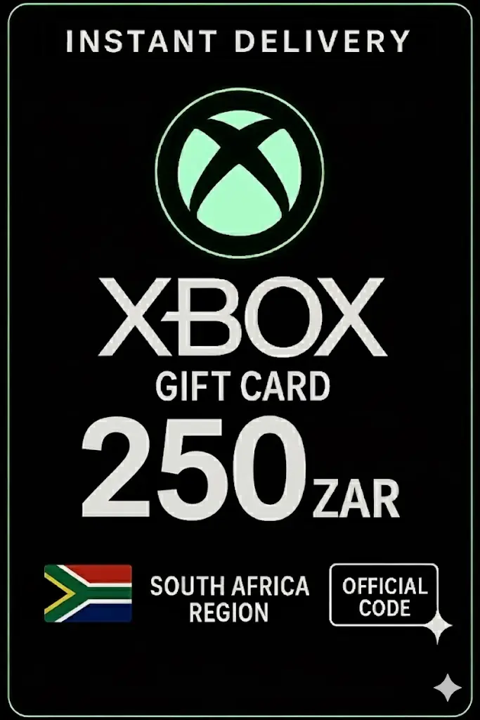 Xbox Live Gift Card 250 ZAR Portafoglio Xbox Live Gift Card 250 ZAR Portafoglio