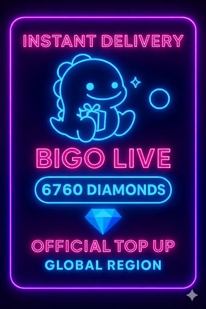 Bigo Live - 6760 Diamonds (Top-Up) Bigo Live - 6760 Diamonds (Top-Up)
