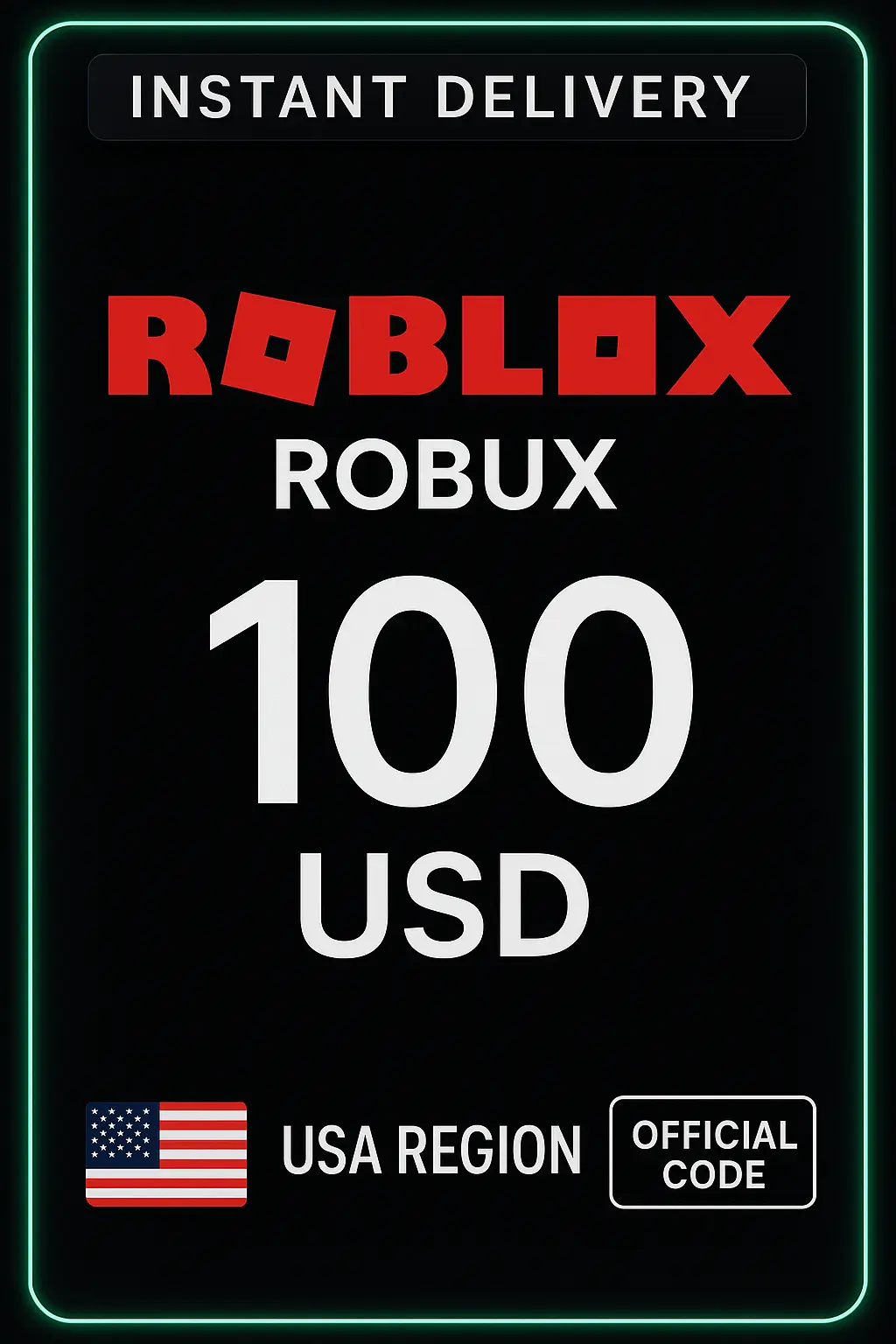 Roblox 100 usd Game Card (US) Roblox 100 usd Game Card (US)
