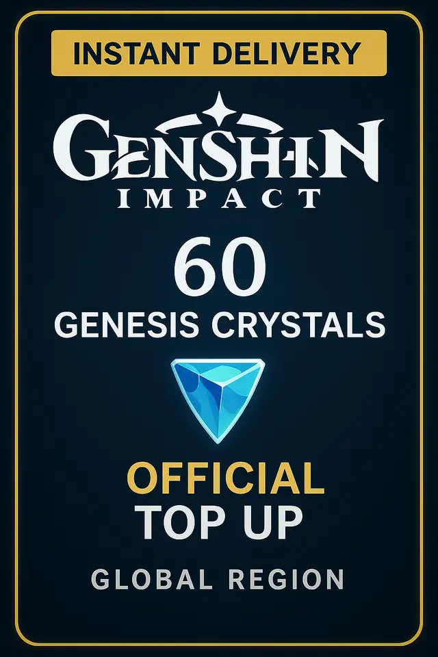 Recarga de 60 Cristales de Génesis de Genshin Impact