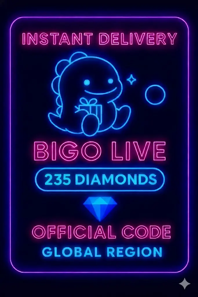 Bigo Live - 235 Diamonds (Global) Bigo Live - 235 Diamonds (Global)