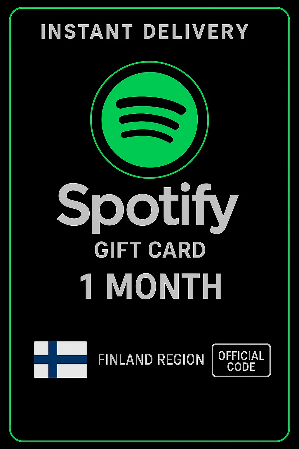 Spotify Gift Card Finland - 1 Month FI Spotify Gift Card Finland - 1 Month FI