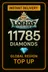 Lords Mobile Recarga de 11785 Diamantes