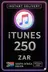 Kartelë Dhuratë iTunes 250 ZAR ZA