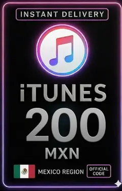 Tarjeta de Regalo de iTunes 200 MXN MX