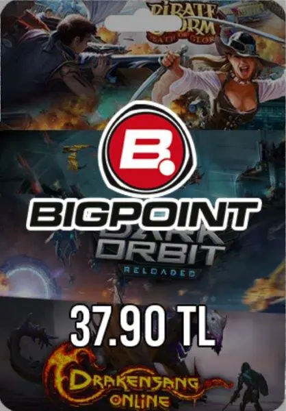 Bigpoint 37,90 TL Gutschein Bigpoint 37,90 TL Gutschein