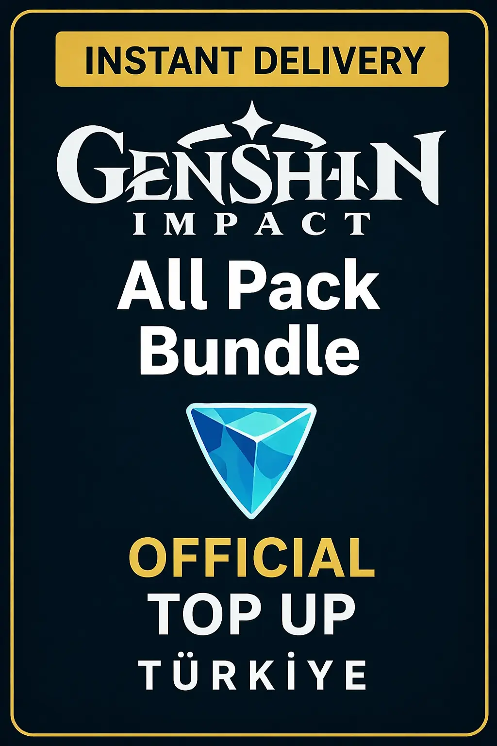 Genshin Impact All Pack Genesis Crystals Top Up (Türkiye)