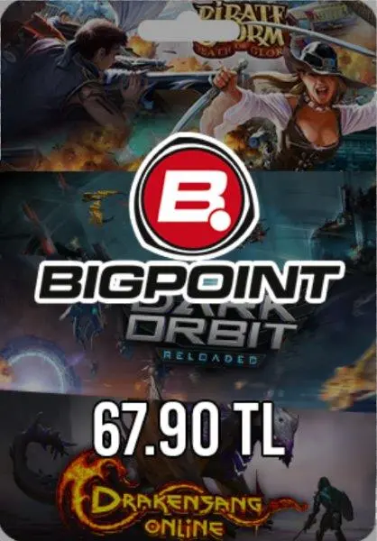 Bigpoint 67,90 TL Gutschein Bigpoint 67,90 TL Gutschein