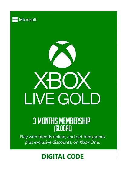 Xbox Live 3 Month Gold Membership