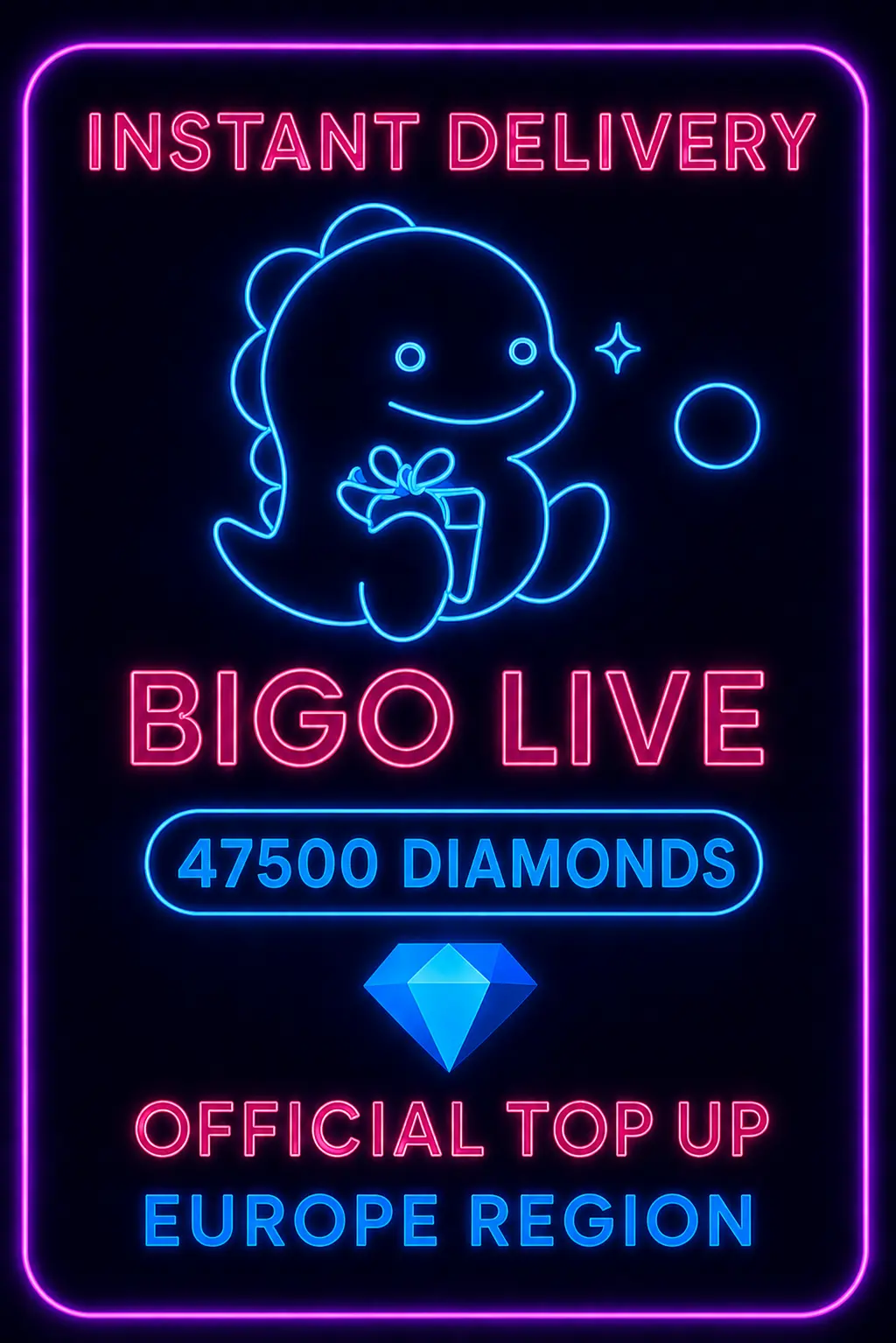 Bigo Live - 47500 Diamonds (Top-Up) (EU)