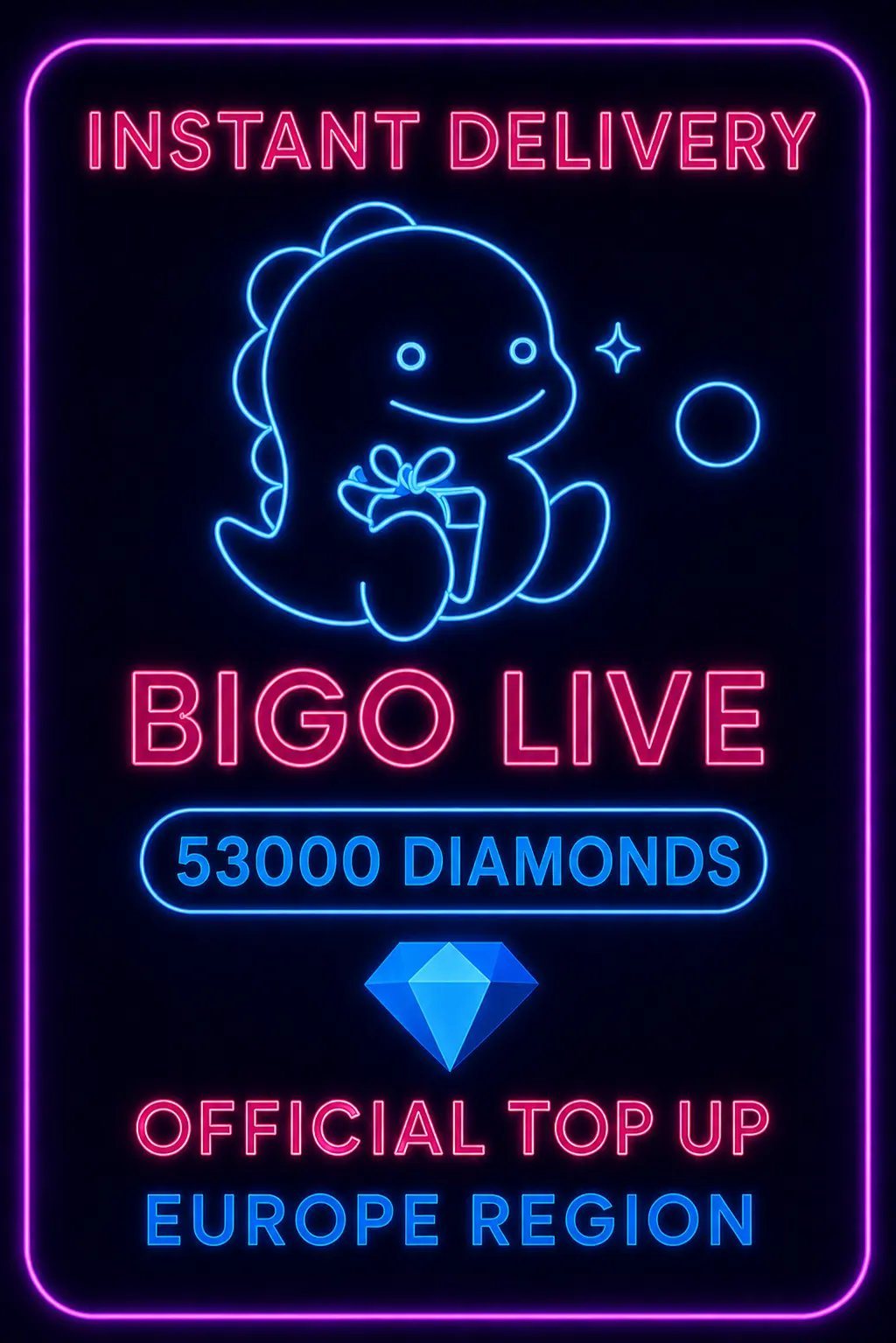 Bigo Live - 53000 Diamonds (Top-Up) (EU)