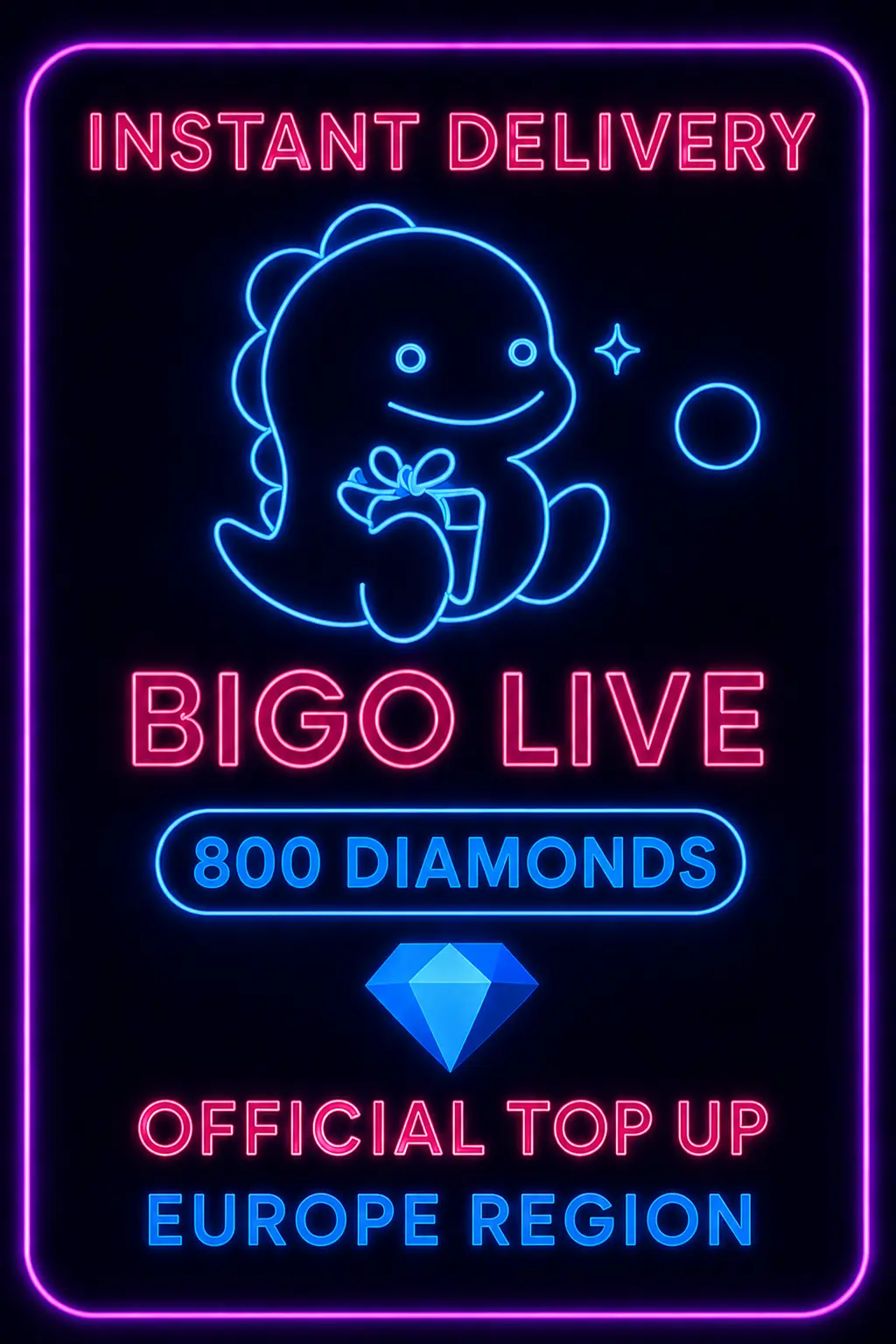 Bigo Live - 800 Diamonds (Top-Up) (EU)