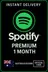 Spotify AU - 1 месяц подписки Премиум