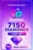 Yaahlan - 7150 Diamonds Top-Up (MENA)