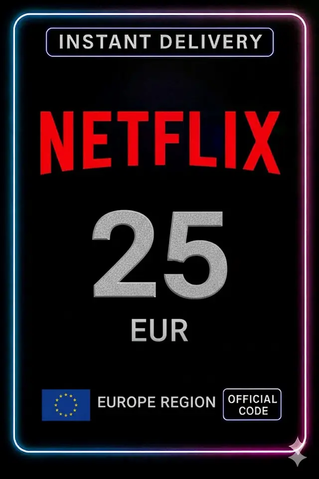 Netflix Gift Card 25 Euro