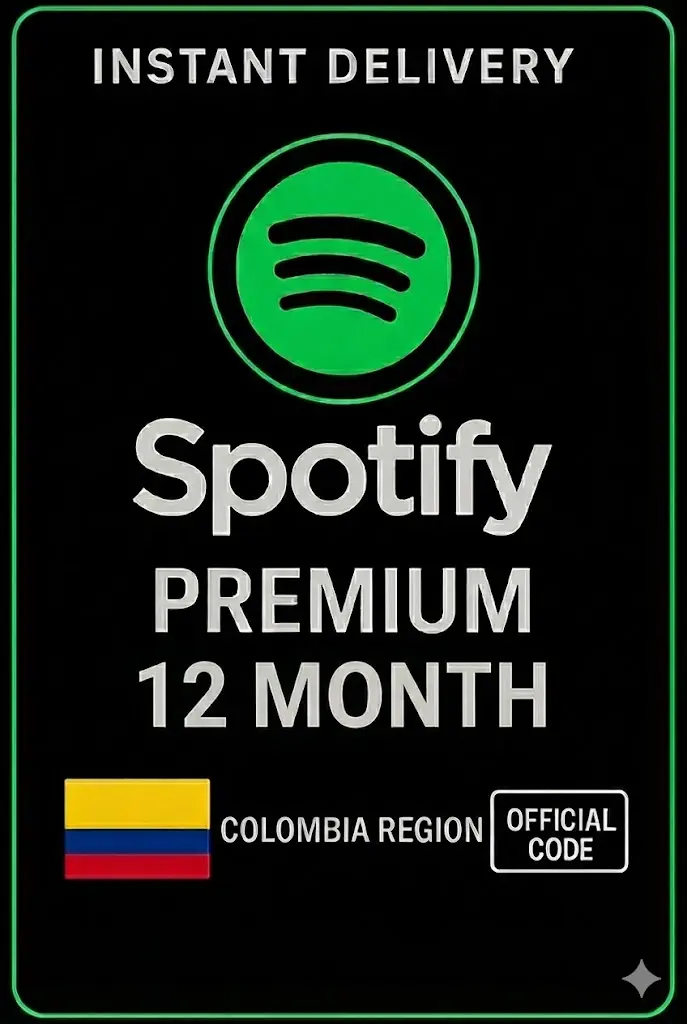 Spotify Colombia 12 Month