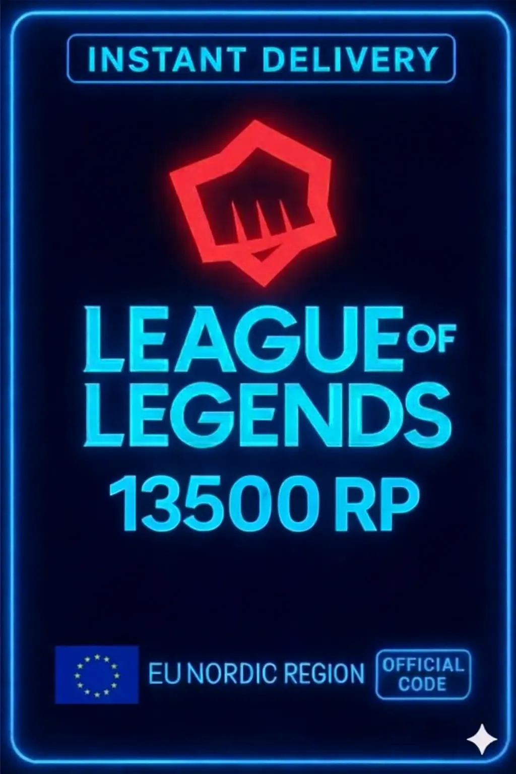 Riot Points - 13500 RP (EU)