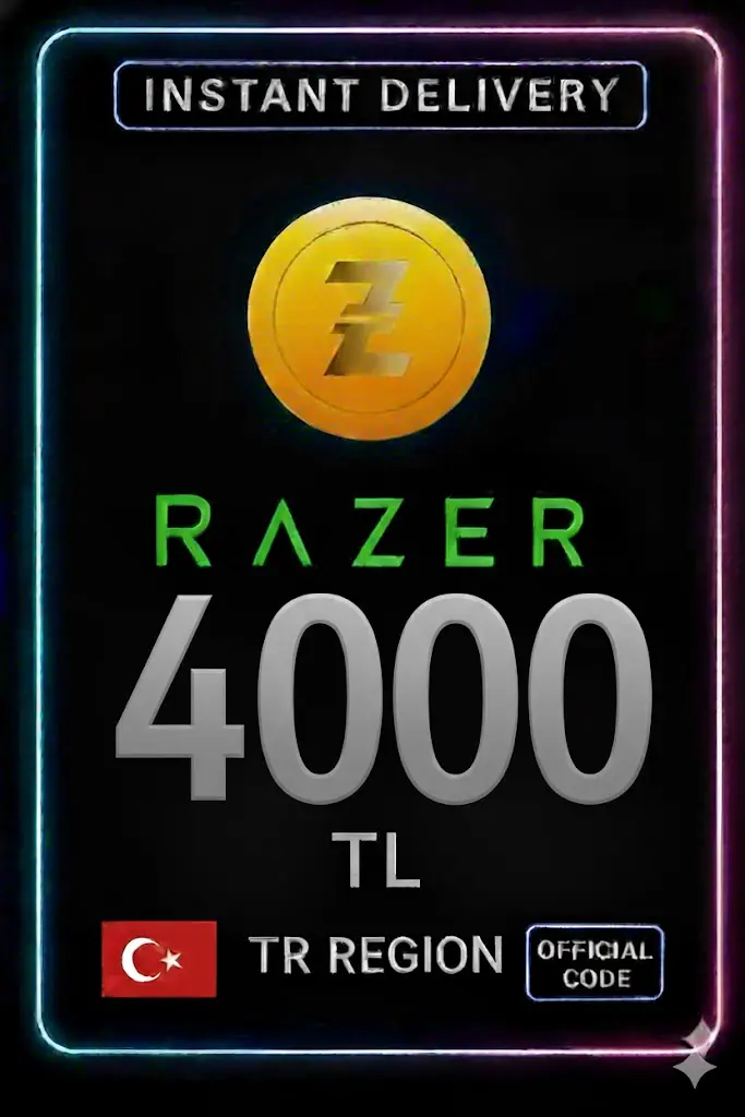 4000 TL Razer Gold Pin 4000 TL Razer Gold Pin