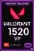 Valorant punkta - 1520 VP (Hong Kong)