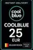 クールブルー 25 EUR BE