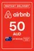 Airbnb Ajándékutalvány - 50 AUD (Ausztrália)