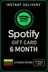 Spotify poklon kartica Litvanija - 6 mjeseci LT
