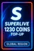 SuperLive 1230 Coins Top-Up (Global)