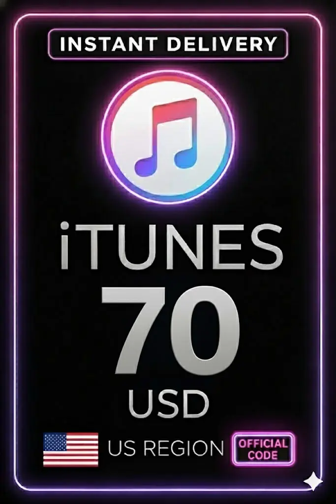 Carta regalo iTunes - US$ 70 Carta regalo iTunes - US$ 70
