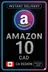 Amazon Gift Card 10 CAD CA