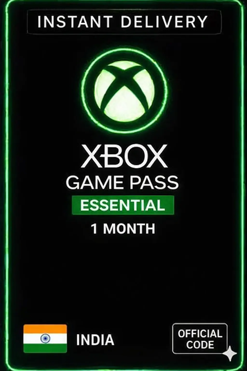 Xbox Game Pass Essential 1 Month - India