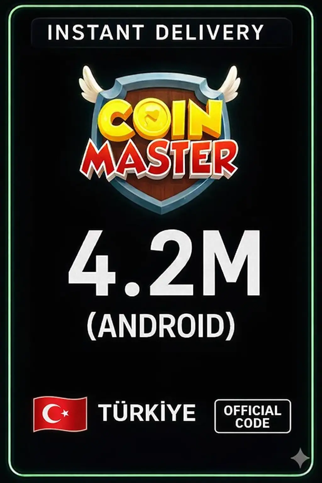 Coin Master 4.2 M Monedas (Android Turquía)