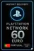 Cartão PSN PlayStation 60 Euro (PT)