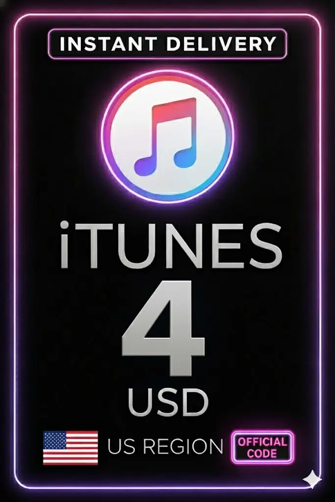 Carta regalo iTunes - US$ 4 Carta regalo iTunes - US$ 4
