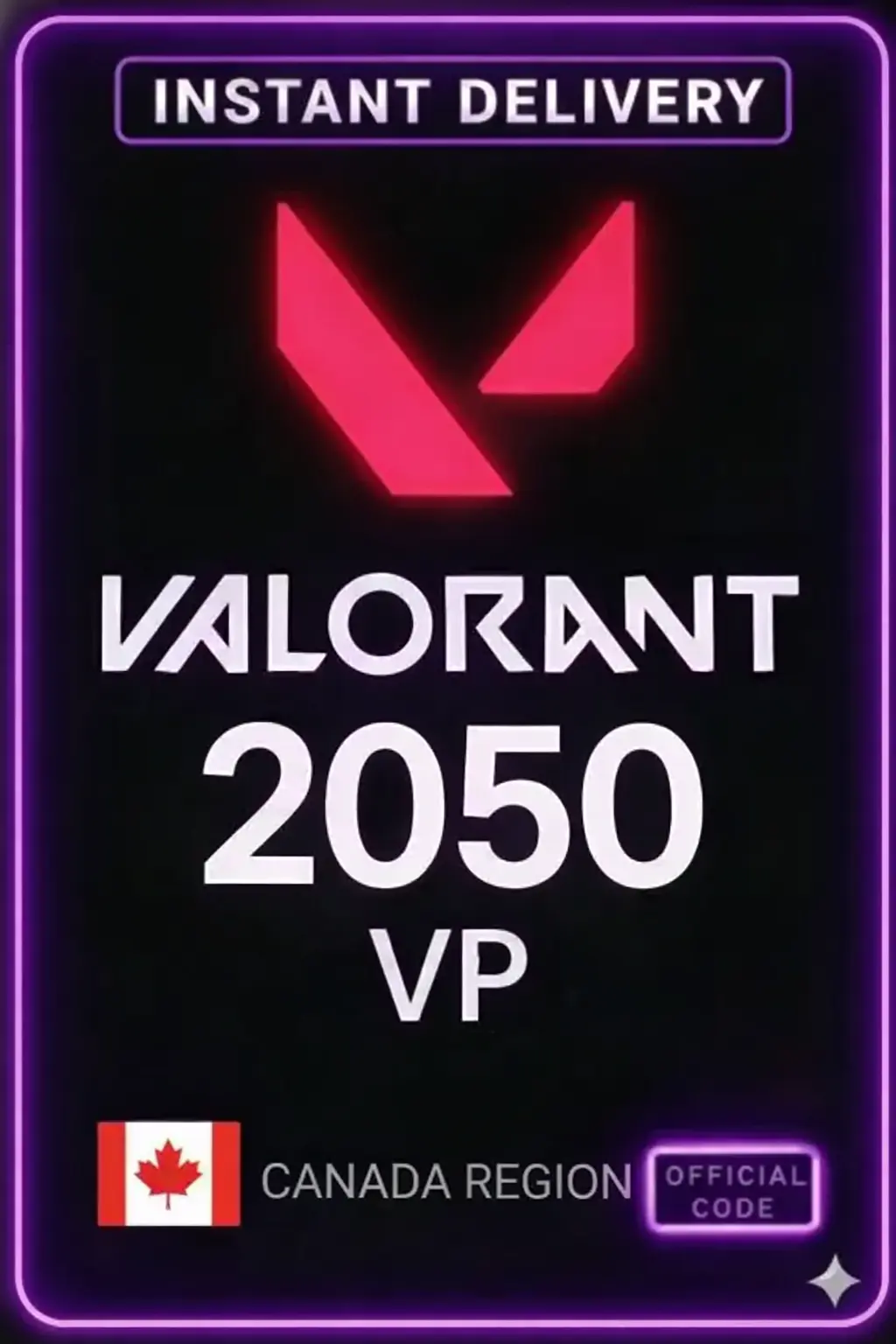 Valorant Points - 2050 VP (Canada)